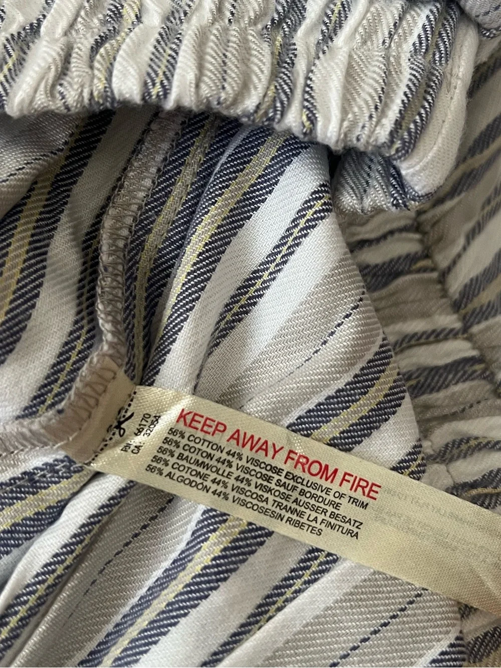 Free People Day to Day Boxer Shorts NWT Small Grey Blue Cotton Blend Sleep